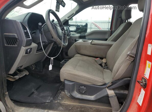 1FT7W2BT5JEB39335 2018 FORD F250 Red Սալոնի դիմացի տեսք