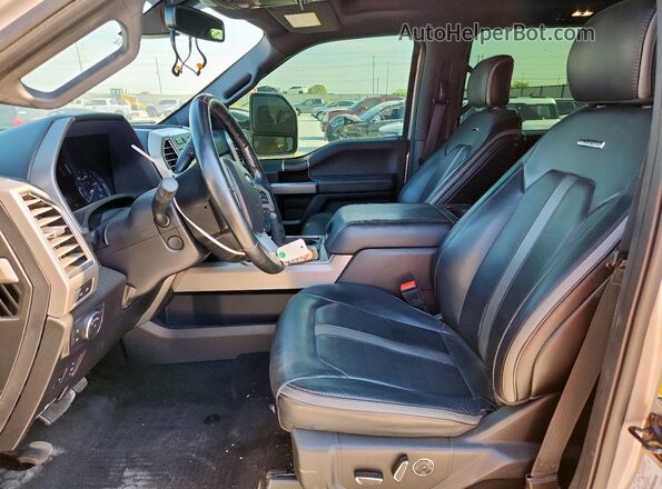 1FT7W2BT6JEB07574 2018 FORD F250 Silver Widok wnętrza z przodu