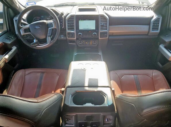 1FT7W2BT6JEC24183 2018 FORD F250 Black Dashboard view