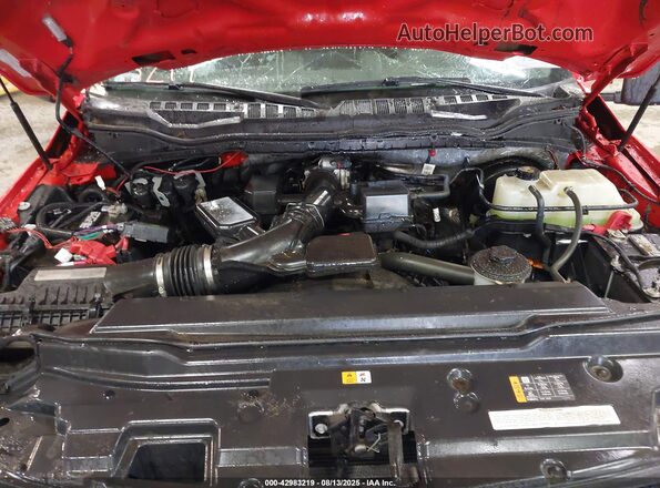 1FT7X2B60MEC45042 2021 FORD F-250 Красный Вид сзади