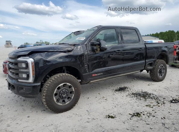1FT8W2BM1REF52765 2024 FORD F250 Black წინა მარცხენა ხედი სამი მეოთხედიდან