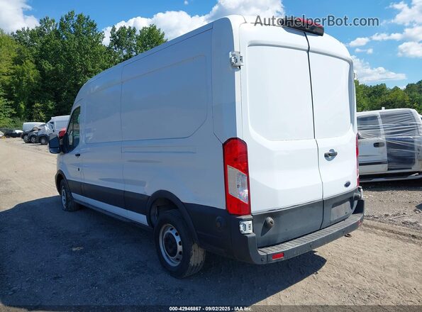 1FTBW9C87MKA71705 2021 FORD TRANSIT-350 White Trasero izquierdo