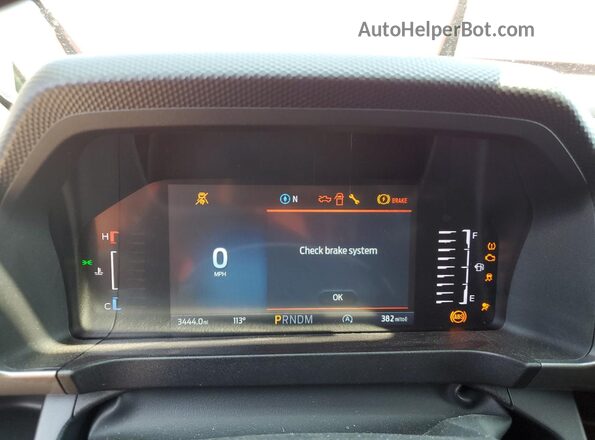 1FTER4HPXRLE57317 2024 FORD RANG Orange Widok zestawu wskaźników
