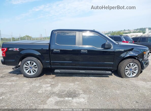 1FTEW1CP6JFA04295 2018 FORD F150 Black Vista interior de 360 grados