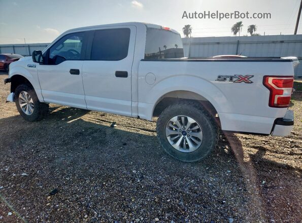 1FTEW1CP9JKD53104 2018 FORD F150 White Trasero izquierdo