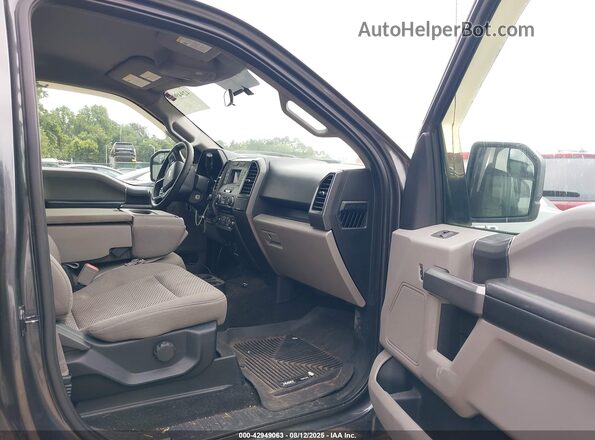 1FTEW1E53JFD64992 2018 FORD F150 Gray Սալոնի դիմացի տեսք