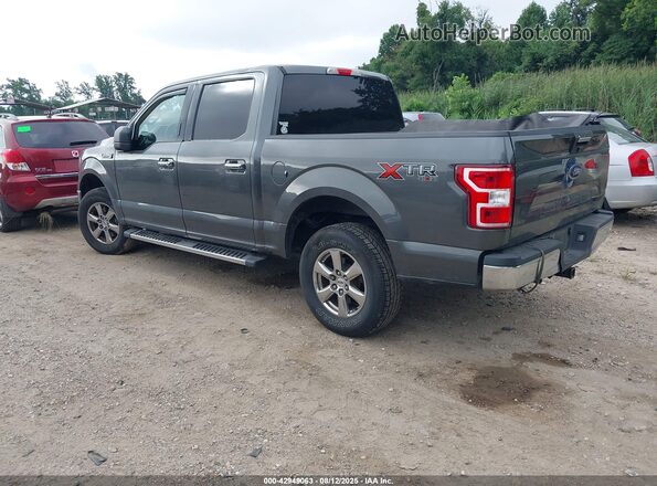 1FTEW1E53JFD64992 2018 FORD F150 Gray Հետևի ձախ