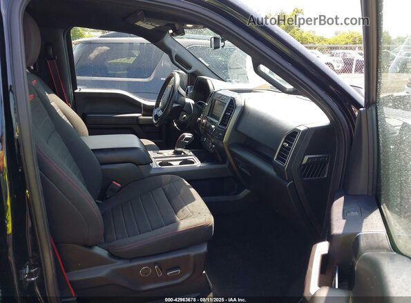 1FTEW1EG3JFD65982 2018 FORD F150 Черный Вид салона спереди