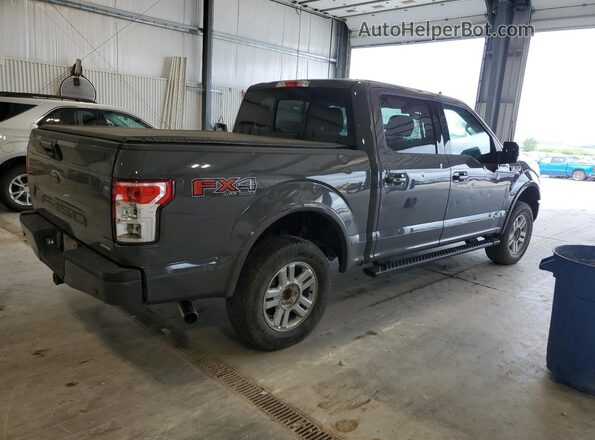 1FTEW1EG5JFD43143 2018 FORD F150 Gray Trasero derecho