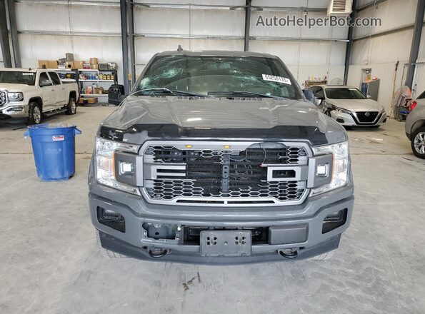 1FTEW1EG5JFD43143 2018 FORD F150 Gray Vista frontal