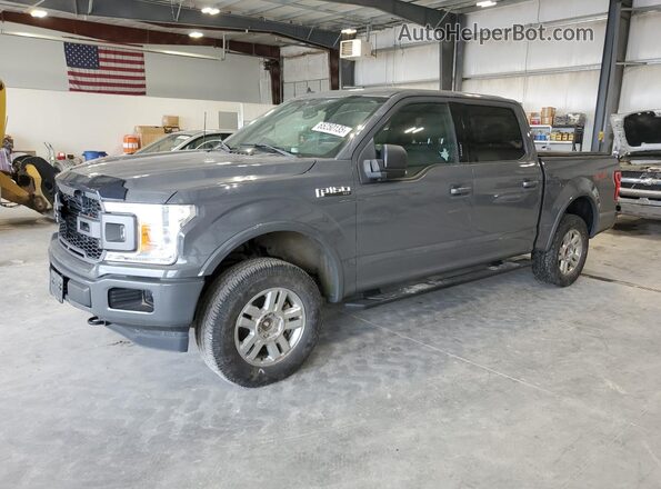 1FTEW1EG5JFD43143 2018 FORD F150 Gray Vista tres cuartos delantera izquierda