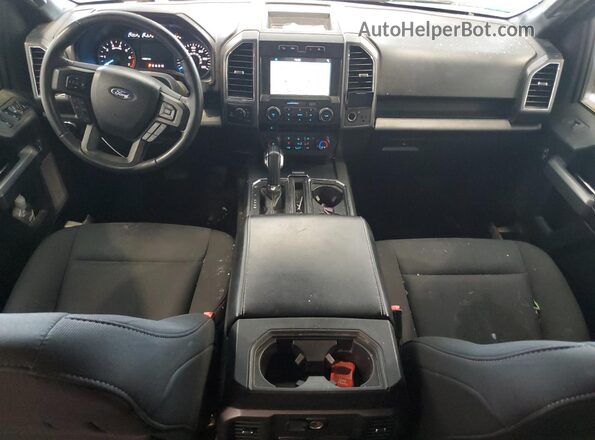 1FTEW1EG5JFD43143 2018 FORD F150 Gray Vista del salpicadero