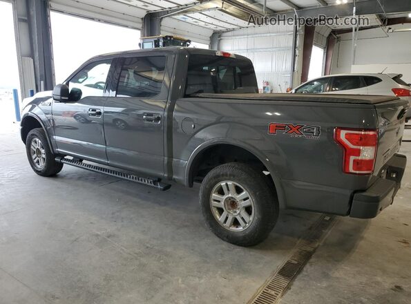 1FTEW1EG5JFD43143 2018 FORD F150 Gray Trasero izquierdo