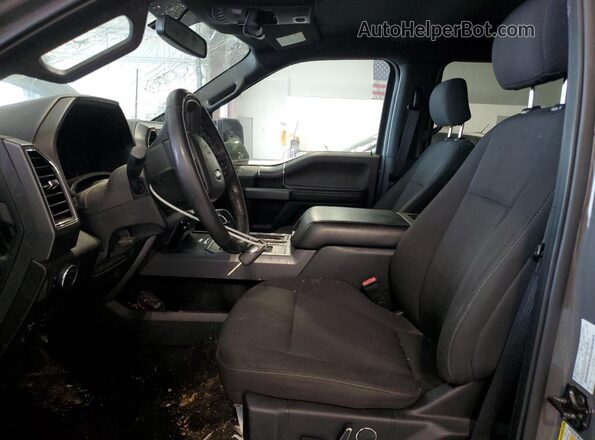 1FTEW1EG5JFD43143 2018 FORD F150 Gray Vista interior delantera