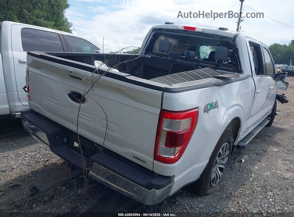 1FTEW1EP6MKE12613 2021 FORD F150 Белый Задняя правая четверть