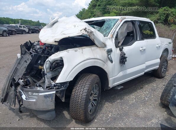1FTEW1EP6MKE12613 2021 FORD F150 Белый Передняя левая четверть