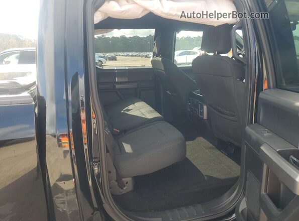 1FTEW1EP7JFC75735 2018 FORD F150 Black უკანა სავარძლების ხედი