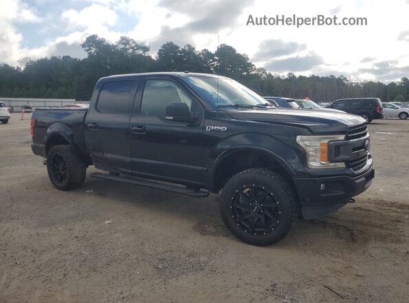 1FTEW1EP7JFC75735 2018 FORD F150 Black წინა მარჯვენა