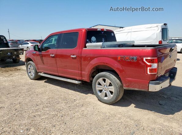1FTEW1EPXJKF02729 2018 FORD F150 Red Trasero izquierdo