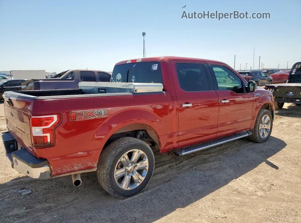 1FTEW1EPXJKF02729 2018 FORD F150 Red Trasero derecho