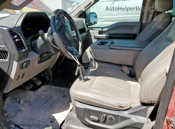 1FTEW1EPXJKF02729 2018 FORD F150 Red Vista interior delantera