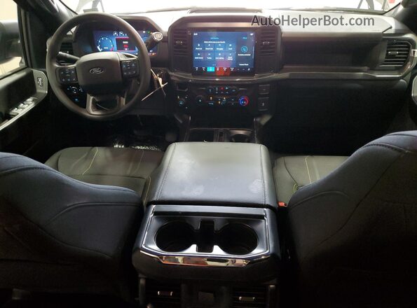 1FTEW2LP9SKD15346 2025 FORD F150 Gray Dashboard view