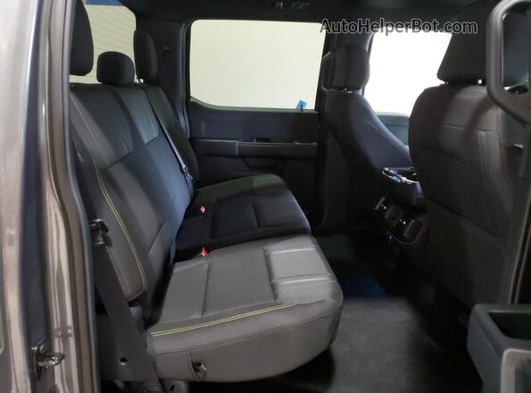 1FTEW2LP9SKD15346 2025 FORD F150 Gray Rear seats view