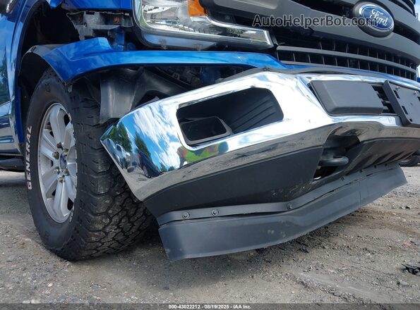 1FTEX1EB5JFA84395 2018 FORD F150 Blue 