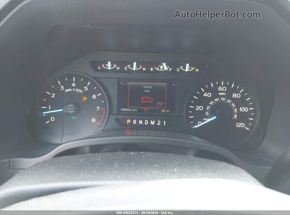 1FTEX1EB5JFA84395 2018 FORD F150 Blue უკანა სავარძლების ხედი