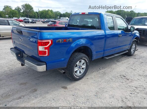 1FTEX1EB5JFA84395 2018 FORD F150 Blue უკანა მარჯვენა