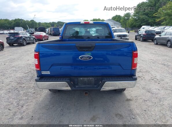 1FTEX1EB5JFA84395 2018 FORD F150 Blue 