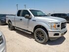 2018 Ford F150 Super Cab Silver vin: 1FTEX1EP9JKD68437