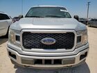 2018 Ford F150 Super Cab Silver vin: 1FTEX1EP9JKD68437