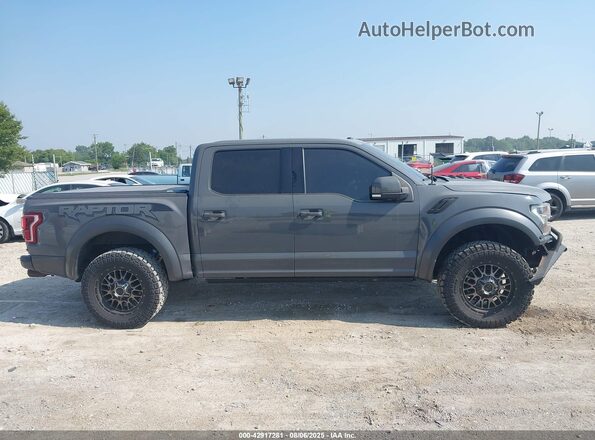 1FTFW1RG0JFD49964 2018 FORD F150 Gray Vista interior trasera
