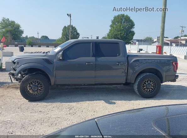 1FTFW1RG0JFD49964 2018 FORD F150 Gray Vista interior de 360 grados
