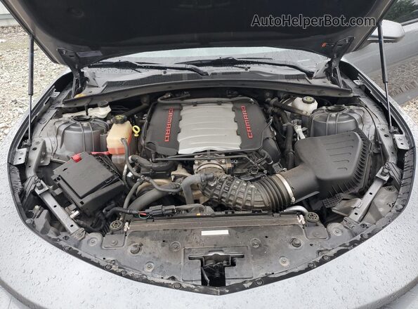 1G1FF1R76N0125292 2022 CHEVROLET CAMARO Серебряный Вид задней части салона