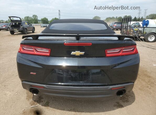 1G1FF3D70J0119937 2018 CHEVROLET CAMARO Черный Вид сзади