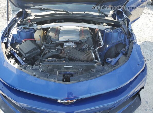1G1FG1R79M0121717 2021 CHEVROLET CAMARO Blue Rear interior view