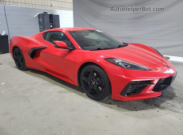 1G1YA2D41P5129184 2023 CHEVROLET CORVETTE Красный Передняя правая четверть