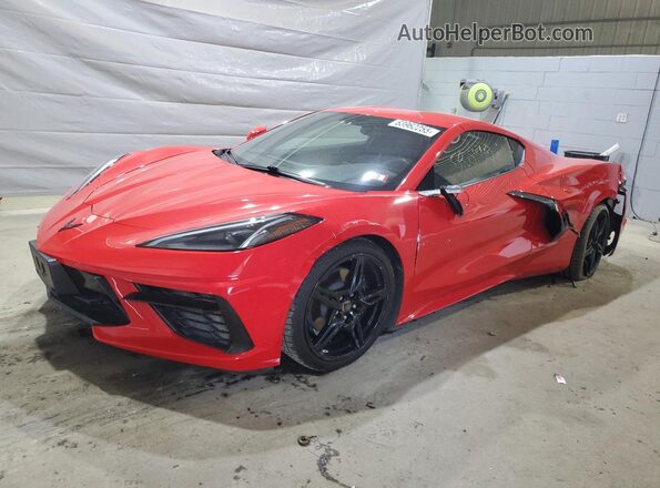 1G1YA2D41P5129184 2023 CHEVROLET CORVETTE Красный Передняя левая четверть