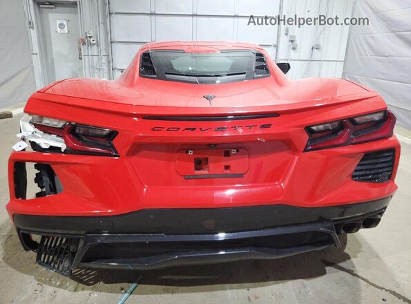 1G1YA2D41P5129184 2023 CHEVROLET CORVETTE Красный Вид сзади