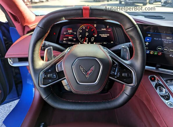 1G1YC2D43M5118XXX 2021 CHEVROLET CORVETTE Blue Vista de los asientos traseros