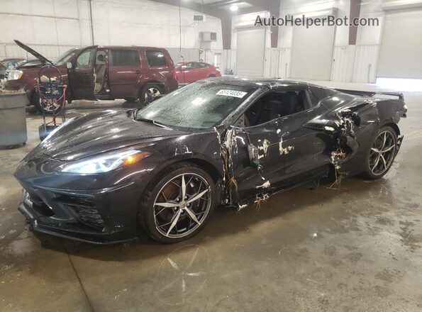 1G1YC3D45M5116742 2021 CHEVROLET CORVETTE Black Front left