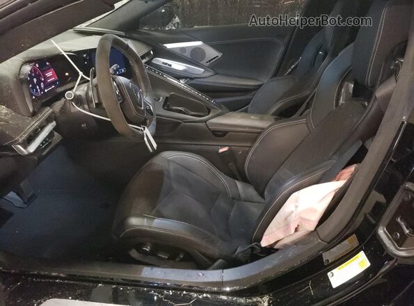 1G1YC3D45M5116742 2021 CHEVROLET CORVETTE Black Front interior view
