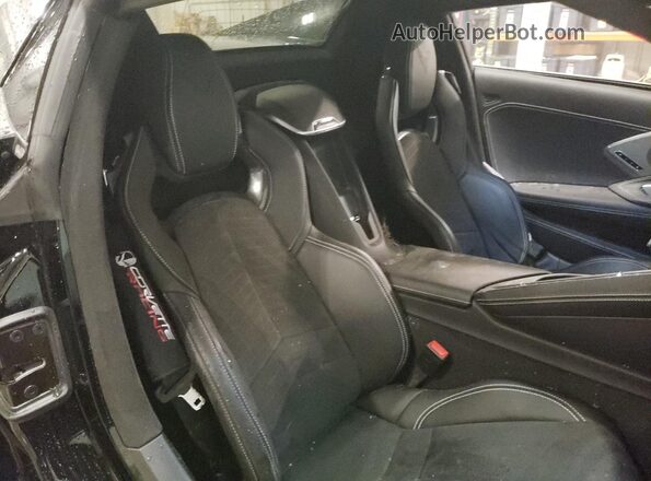 1G1YC3D45M5116742 2021 CHEVROLET CORVETTE Black Rear seats view