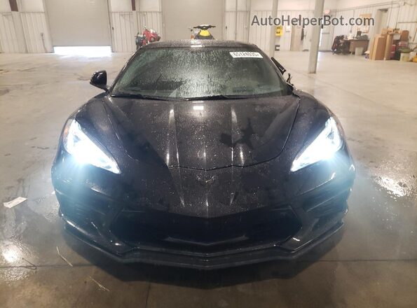 1G1YC3D45M5116742 2021 CHEVROLET CORVETTE Black Front view
