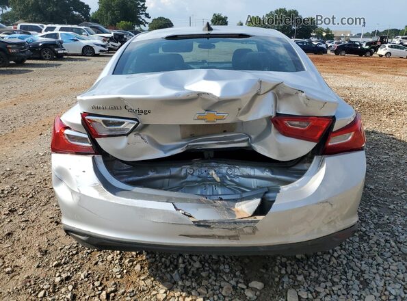 1G1ZB5ST0JF113038 2018 CHEVROLET MALIBU Silver Rear view