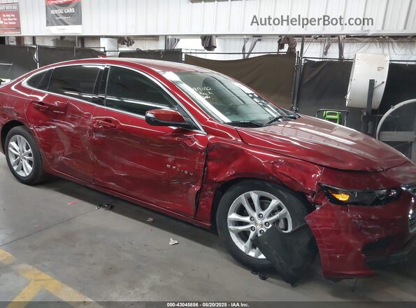 1G1ZD5ST1JF111907 2018 CHEVROLET MALIBU Red წინა ხედი