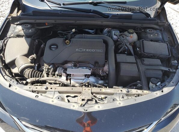 1G1ZD5ST7JF159606 2018 CHEVROLET MALIBU Black უკანა სალონის ხედი