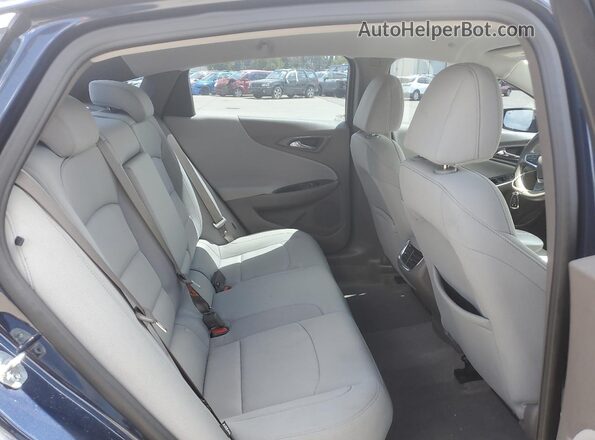 1G1ZD5ST7LF079032 2020 CHEVROLET MALIBU Blue უკანა სავარძლების ხედი